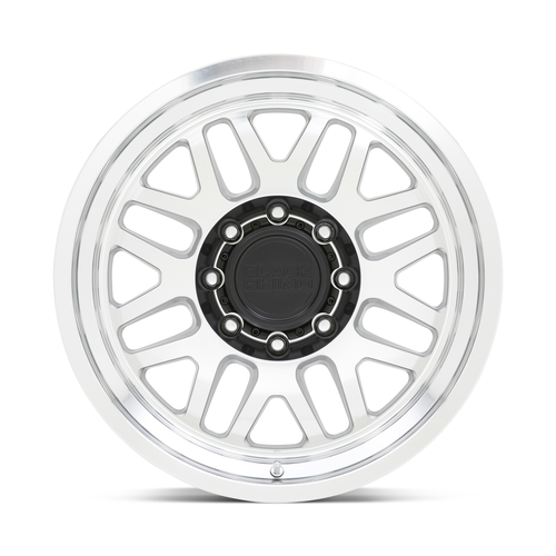 Black Rhino Delta 20x9.5 8x170 Gloss Silver Mirror Face & Lip Wheel 20" -18mm