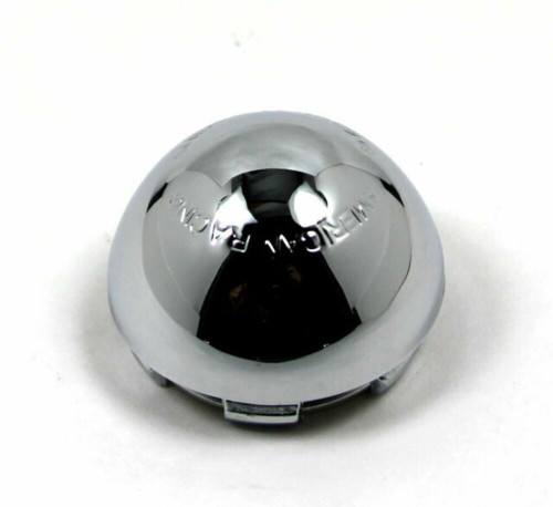 American Racing Chrome Center Cap Hub Cap 1242100041 2.50 Inch Snap In Dome Style Wheel Center Cap