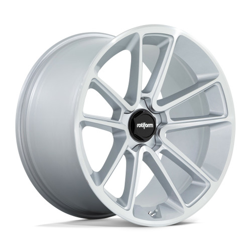 Rotiform  R192 BTL 21x9.5 5x112 Gloss Silver Machined Face Wheel 21" 25mm