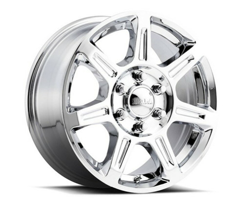 17" Ultra 450C Toil Van 17x8 5x160 Chrome Plated Wheel 50mm Rim