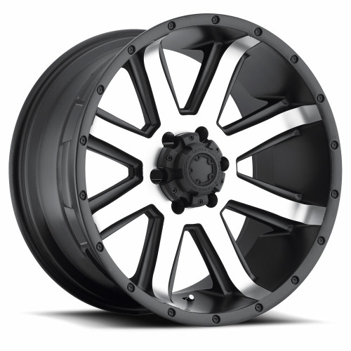 Set 4 16" Ultra 195B Crusher  16x8 Wheels 6x4.50 +15mm