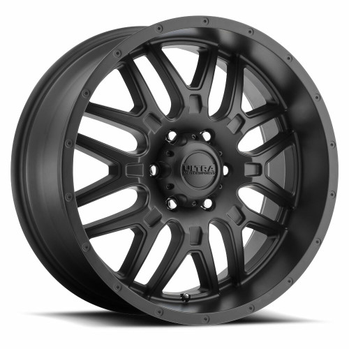 17" Ultra 203SB Hunter 17x9 6x5.5 Satin Black Satin Clear-Coat Wheel 18mm Rim