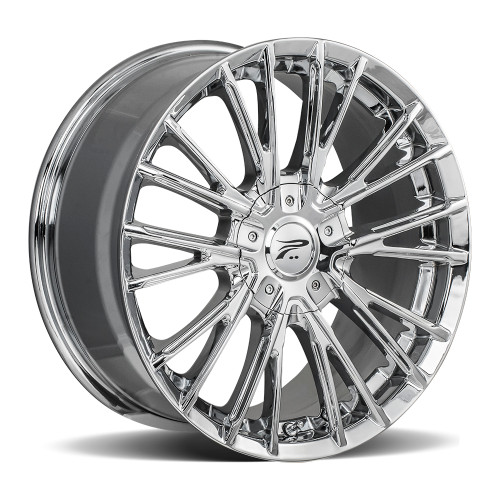 18" Platinum 437C Genesis 18x8 5x108 5x4.5 Chrome Plated Wheel 40mm Rim