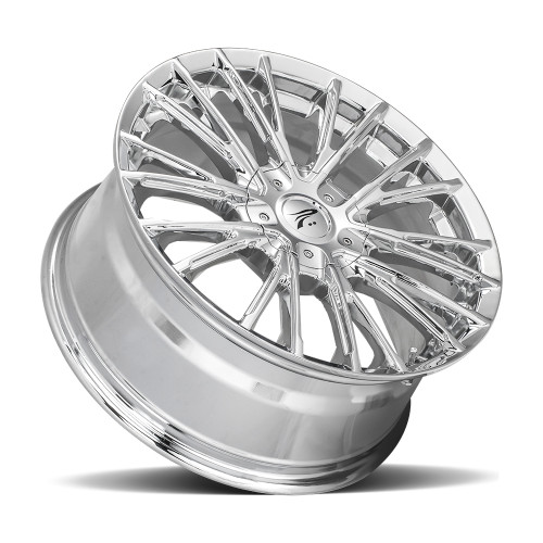 18" Platinum 437C Genesis 18x8 5x108 5x4.5 Chrome Plated Wheel 40mm Rim