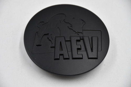 AEV Matte Black Wheel Center Cap Hub Cap 20404- CAP 4.875"
