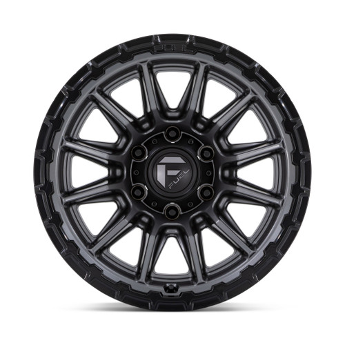 Fuel FC866 Piston 22x9.5 6x135 Matte Gunmetal Gloss Black Lip Wheel 22" 20mm