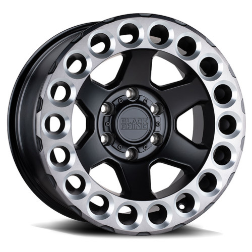20" Black Rhino Odessa 20x9.5 Black MachTint Milled Rings 6x5.5 Wheel 12
