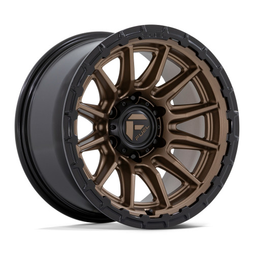 Set 4 Fuel FC866 Piston 22x9.5 6x5.5 Matte Bronze Gloss Black Wheels 22" 20mm