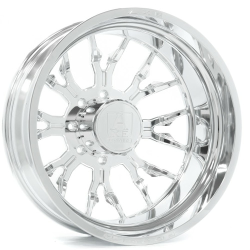 26" Axe Wheels AF6 Dually (Inner) Fully Polished 26x8.25 Wheel 8x200 Truck Rim