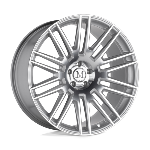 Mandrus Estate 21x9.5 5x112 Silver W/ Mirror Face Wheel 21" 48mm Rim