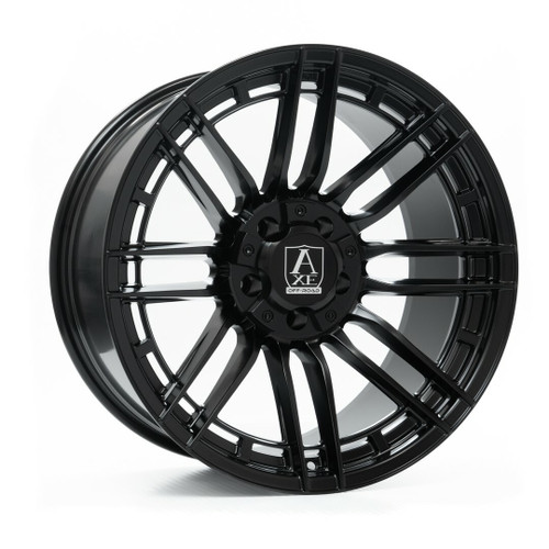 20" Axe Wheels Thanos Satin Black 20x10 Wheel 5x5 5x5.5 -10mm Lifted Truck Rim