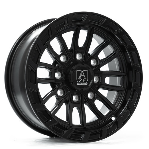 15" Axe Wheels Icarus UTV Satin Black 15x7 Wheel 4x137 4x156 10mm Rim