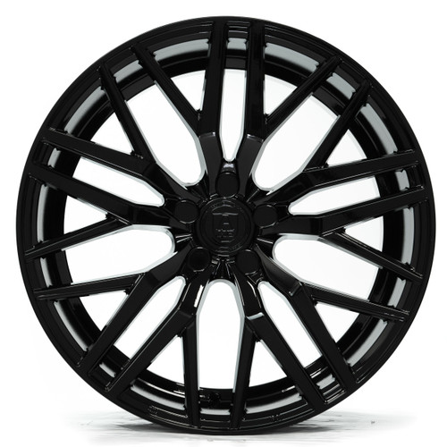22" Axe Wheels EX30 Gloss Black 22x9 Wheel 5x108 30mm Rim