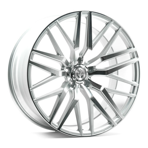 Set 4 20" Axe Wheels EX30 Silver 20x8.5 Wheels 5x4.5 40mm Truck Suv Rims