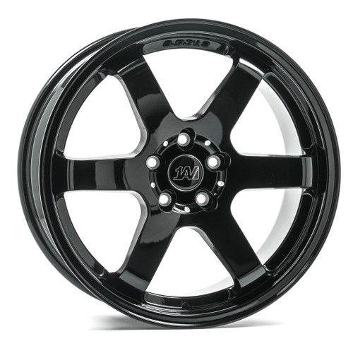 Set 4 18" Axe Wheels ZX6 Gloss Black 18x8.5 Wheels 5x4.5 40mm Truck Suv Rims