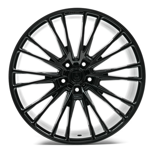22" Axe Wheels CF2 Gloss Black 22x9 Wheel 5x108 35mm Rim