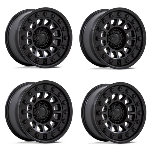 Set 4 Black Rhino BR012 Outback 18x8 Matte Black Wheels 6x135 18" 32mm Truck Rim