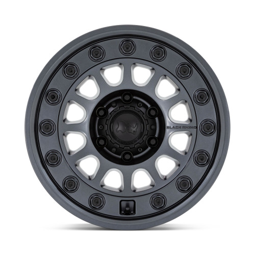 Black Rhino BR012 Outback 18x8.5 Matte Gunmetal Wheel 5x5 18" 0mm For Jeep Rim