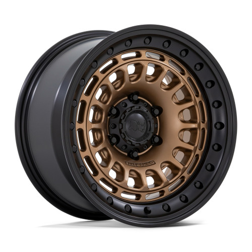 Black Rhino BR014 Sahara 17x9 Matte Bronze Gloss Black Lip Wheel 5x5 17" 0mm Rim