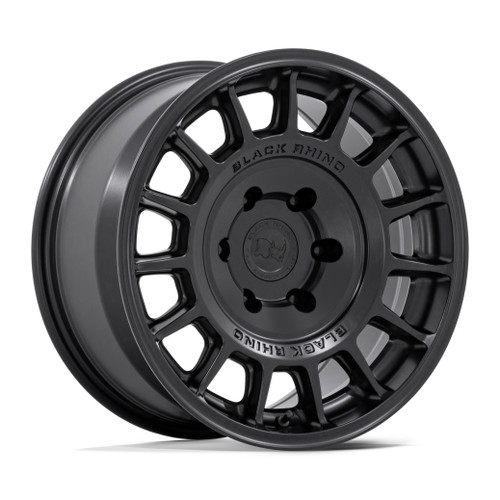 Set 4 Black Rhino BR015 Voll 18x8 Matte Black Wheels 5x4.5 18" 25mm Rims