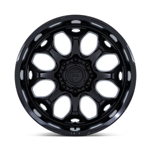 Fuel FC862 Scepter 20x10 8x180 Blackout Wheel 20" -18mm Lifted For Chevy GMC Rim