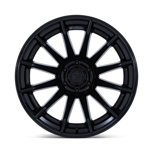 Fuel FC403 Burn 22x12 6x5.5 Matte Black Gloss Black Lip 22" -44mm Lifted Wheel