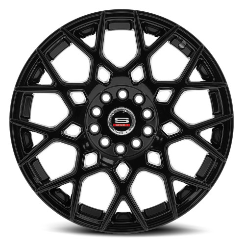 18" Spec-1 SP-52 Gloss Black Wheel 18x8 4x100 4x4.5 38mm Rim
