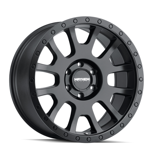 18" Mayhem Scout 18x9 Matte Black 8x6.5 Wheel 0mm For Chevy GMC Ford Ram Rim