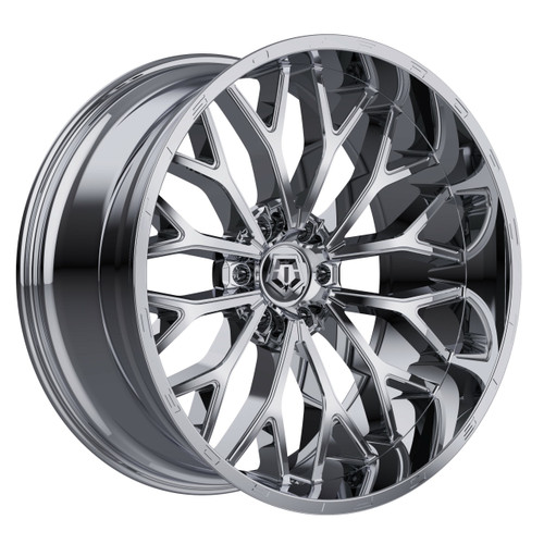 20" TIS 565C Chrome 20x12 Wheel 6x5.5 -44mm For Chevy Cadillac GMC Ram Rim