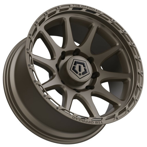 22" TIS 563BZ Satin Bronze 22x12 Wheel 8x170 Rim -44mm Lifted For Ford F250 F350