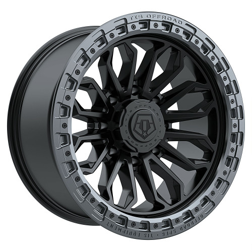 20" TIS 556BA Satin Black Anthracite Ring 20x10 Wheel 8x170 -20mm For Ford Truck