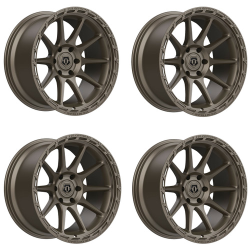 Set 4 20" TIS 563BZ Satin Bronze 20x10 Wheels 6x5.5 00mm Truck Suv Rims