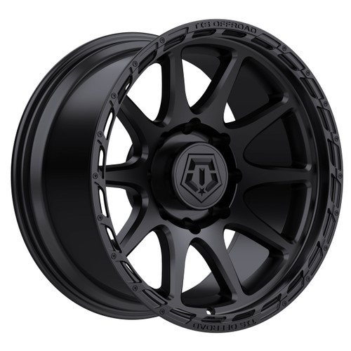 18" TIS 563B Satin Black 18x9 Wheel 6x5.5 00mm For Chevy GMC Ram Cadillac Rim