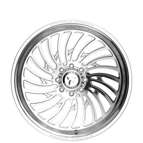 24" Fittipaldi Wheel FTF507P 24x14 Polished 8x180 -76mm Lifted Forged Truck Rim
