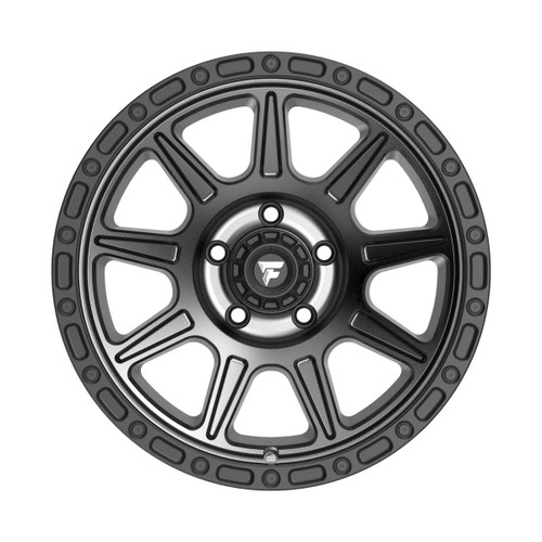20" Fittipaldi Wheel FT104AB 20x9 Satin Anthracite Satin Black Lip 8x180 18mm