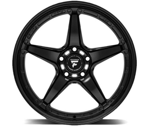 17" Fittipaldi Wheel FS367 17x8 Gloss Black 5x100 35mm Rim