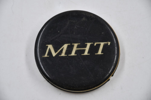 MHT Wheels Black w/Gold Logo Wheel Center Cap Hub Cap 10331-MHT 2.37"