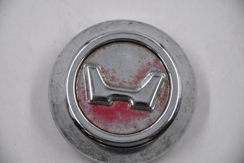 Honda Chrome w/Red background Wheel Center Cap Hub Cap Honda3.25RED 3.25"