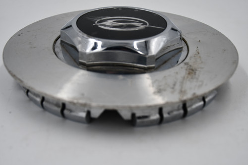 Chevy Brushed Metal w/ Black Insert Wheel Center Cap Hub Cap 9592363 6.75" 94-96 Chevy Impala SS