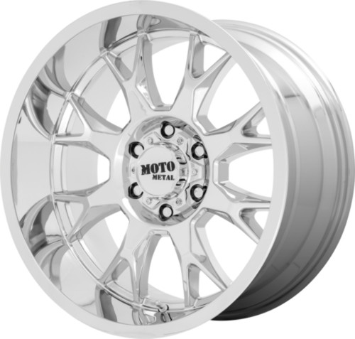 Set 4 Moto Metal MO806 20x10 6x135 Chrome Wheels 20" -18mm For Ford Lincoln Rims