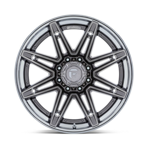Fuel FC401 Brawl 20x10 8x170 Platinum Chrome Lip Wheel 20" -18mm Lifted For Ford