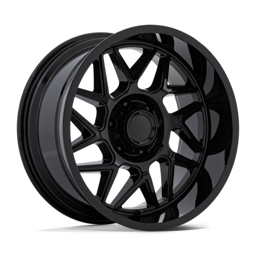 20" Moto Metal Mo812 Turbine Gloss Black 20x9 Wheel 8x180 01mm For Chevy GMC Rim