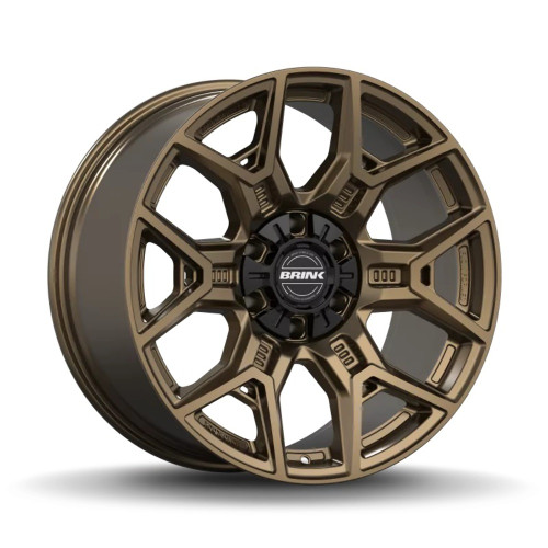 22" Brink Wheels B202 Insurgent Bronze 22x10 Flow Formed Wheel 6x5.5 6x135 12mm