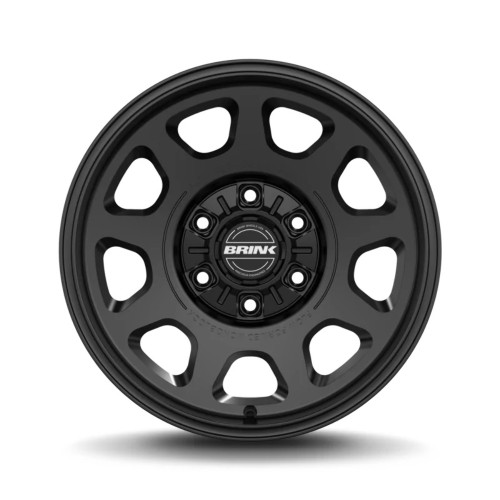 17" Brink Wheels B301 Alpine Black 17x9 Flow Formed Wheel 5x5 5x4.5 12mm Rim