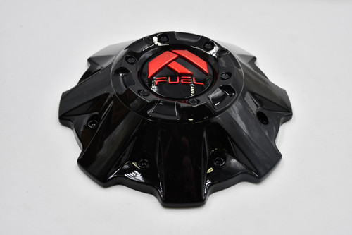 Fuel Gloss Black Wheel Center Cap Hub Cap 1001-63GBQ 7.875" 8 Lug