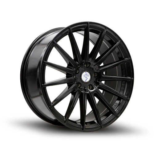 Set 4 20" Sapphire Luxury Alloys SX03-03 Gloss Black 20x9 Wheels 5x4.5 35mm Rims