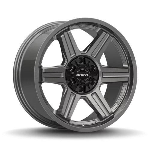 20" Brink Wheels B103 Fang Titanium 20x9 Flow Formed Wheel 6x5.5 6x135 18mm Rim