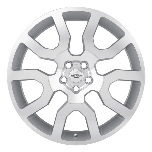 RedBourne Hercules 22x10 5x120 Silver W/ Mirror Cut Face Wheel 22" 37mm Rim