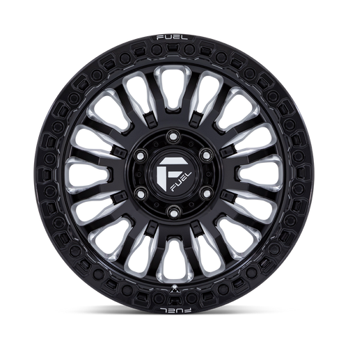 20" Fuel FC857 Rincon Gloss Black Milled 20x9 Wheel 6x5.5 20mm For Nissan Rim