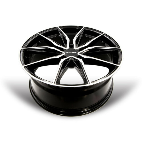 22" Kalon Wheels Cypher 102 Gloss Black Machined Face 22x8.5 Wheel 5x112 35mm
